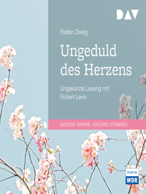 cover image of Ungeduld des Herzens (Ungekürzt)